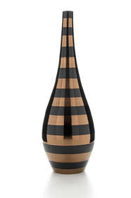 DROP - STRIPES CERAMIC VASE  MADE IN ITALY